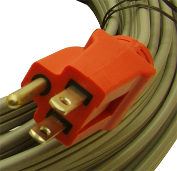 Display Innovations SPT-2 12/3 with ground 50' low profile flat extension cord