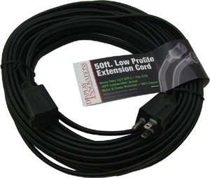 SPT-3 12/3 with ground 50' low profile flat extension cord