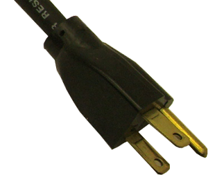 NEMA 5-15R Male plug end