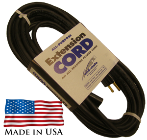 J3 extension cord 16/3 25' Made in USA