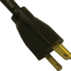 NEMA 5-15P male plug end for J3 cords