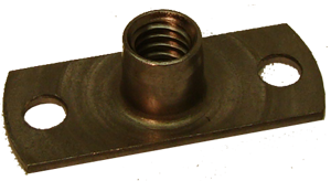 T-Nut, 1/4-20 with mounting holes