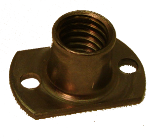 T-Nut, 3/8-16 with mounting holes